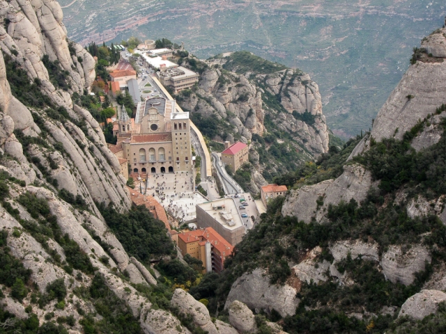 Montserrat vienuolynas nuo Gorro Frigi
